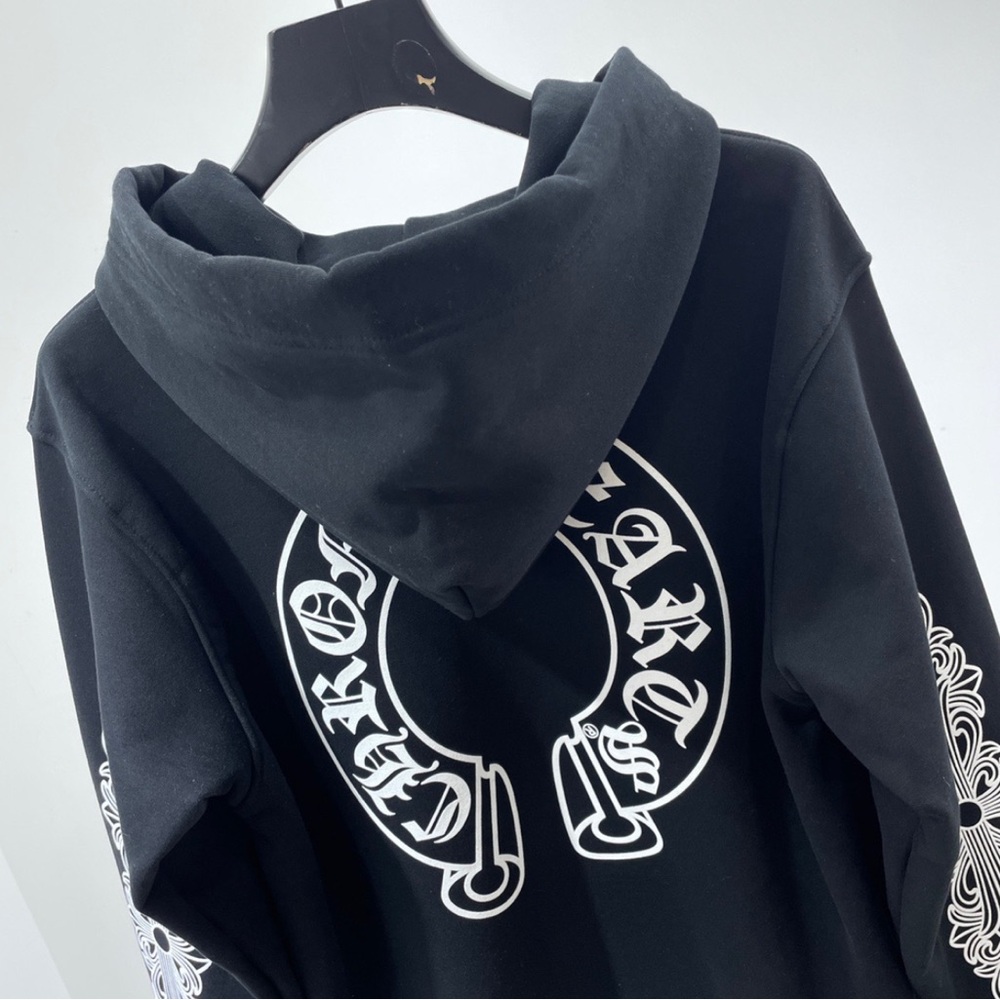 Chrome Hearts Black Zip-Up Hoodie - Picture 4 of 16